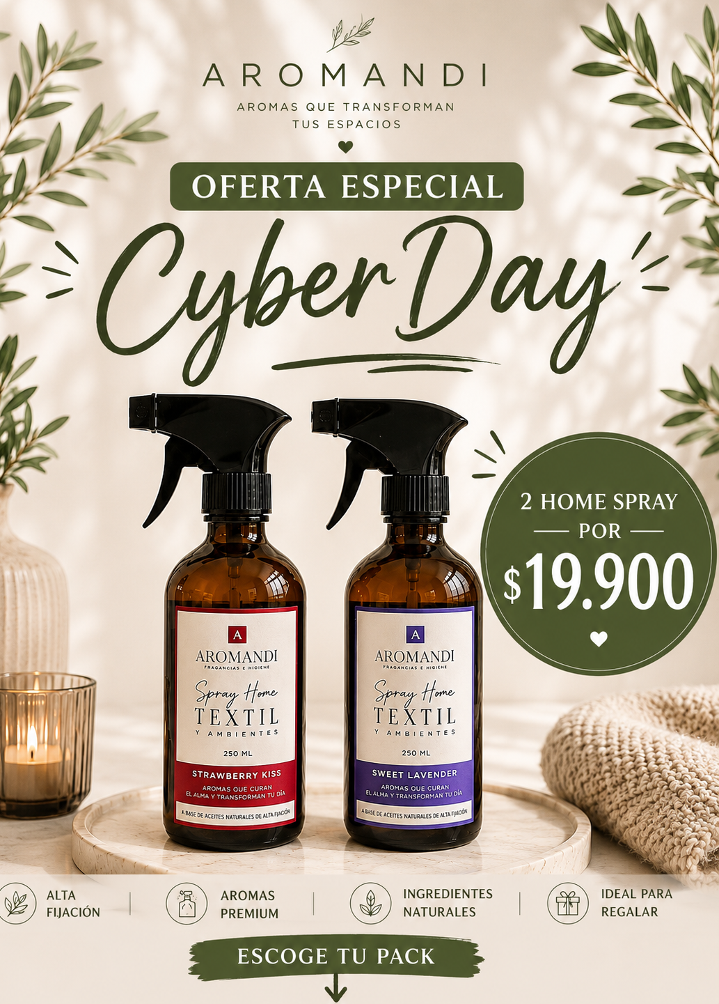Pack Oferta Ciberday - Escoge Tu Pack de Aromas