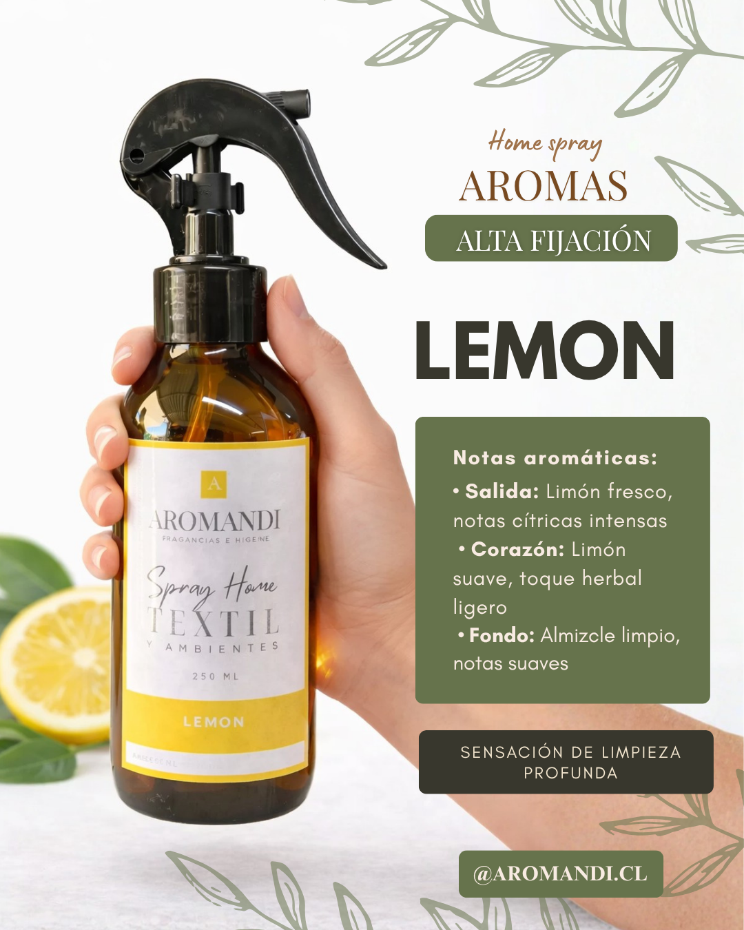 Escoge 6 aromas para muestra olfativa GRATIS