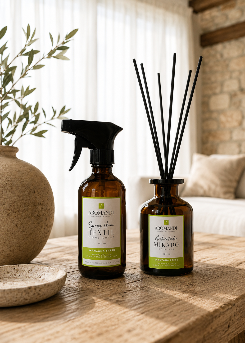 Manzana Fresch Pack Home spray 250 ml + Mikado 200 ml