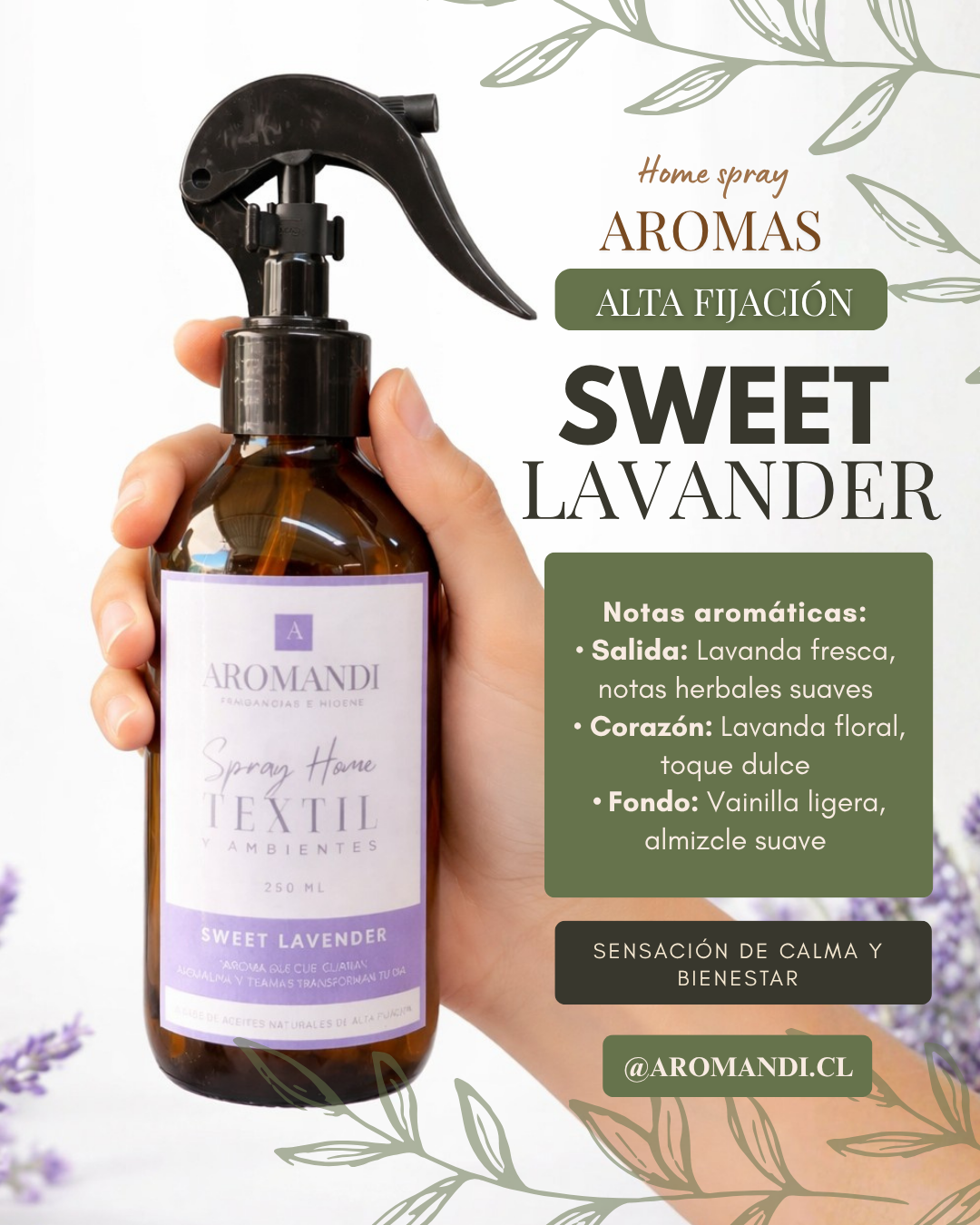 Escoge 6 aromas para muestra olfativa GRATIS