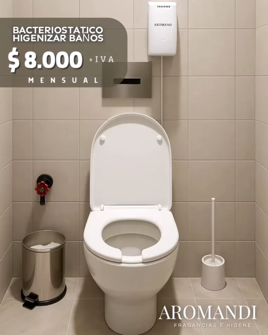 Servicio de Higiene Bacteriostático para Baños de Alto Tráfico