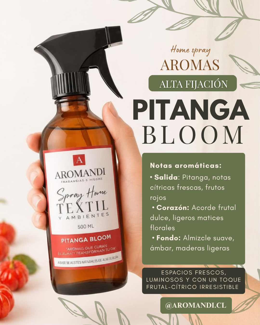 Escoge 6 aromas para muestra olfativa GRATIS
