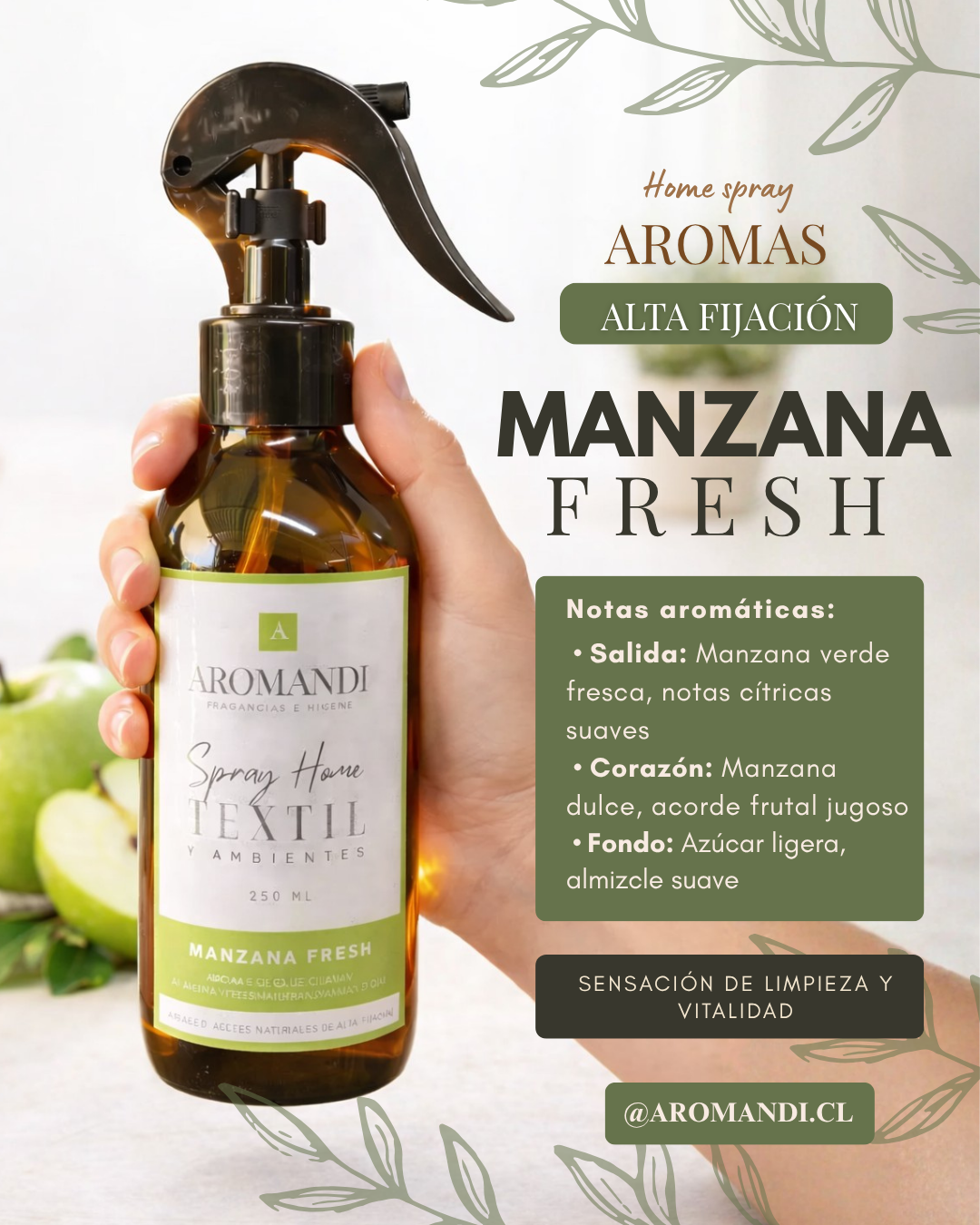 Escoge 6 aromas para muestra olfativa GRATIS