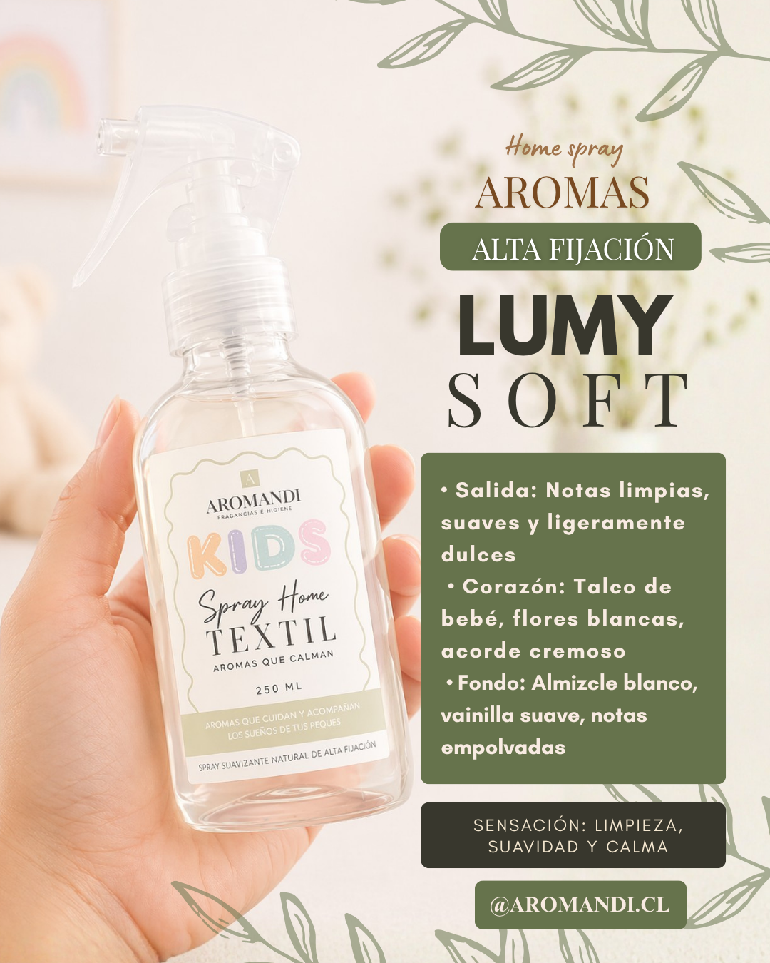 Escoge 6 aromas para muestra olfativa GRATIS